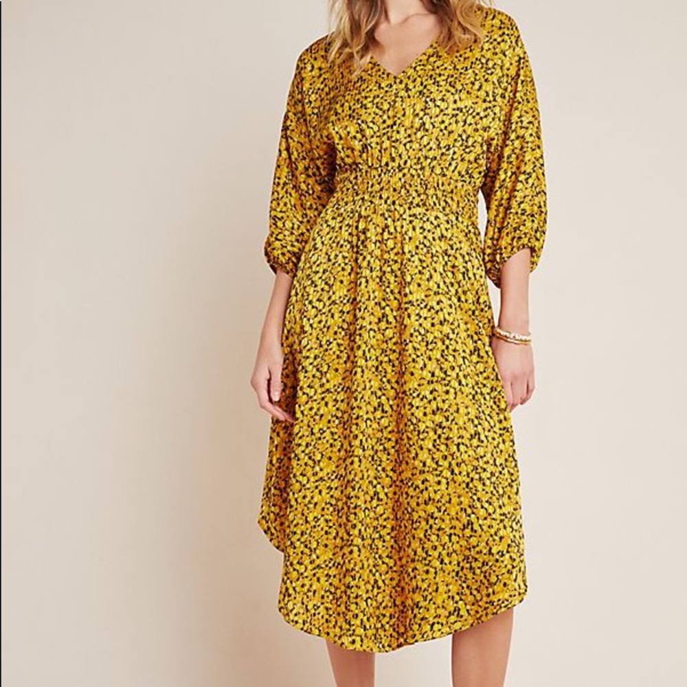 Anthropologie Marigold Midi Dress